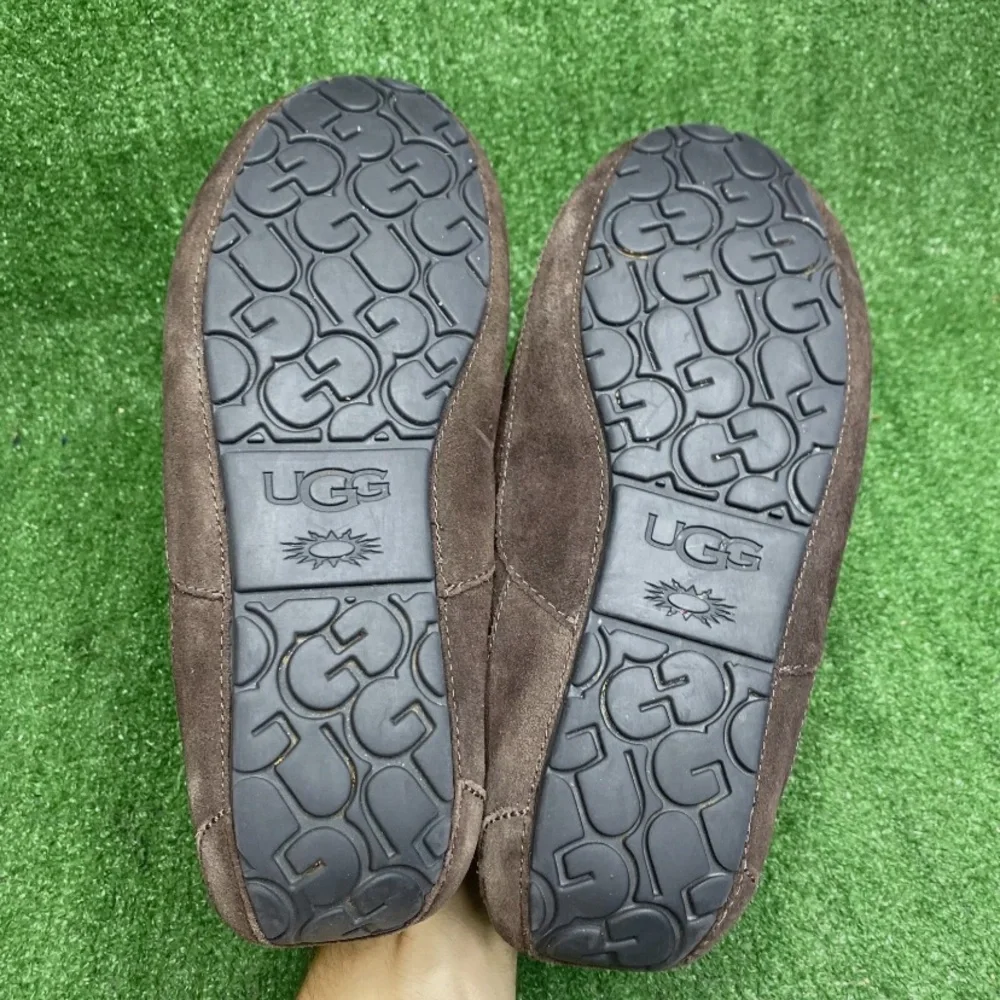 UGG Ascot Suede Slipper 1101110 Espresso Brown Mens Size‎ 10
